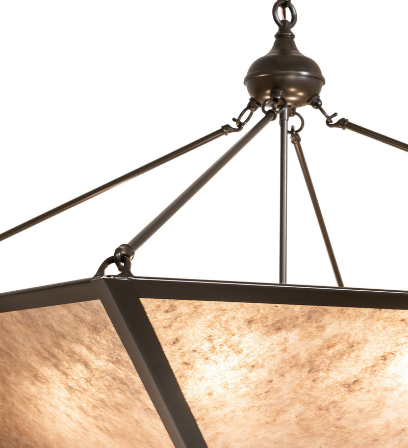 Meyda Tiffany 267772 Six Light Pendant, Timeless Bronze