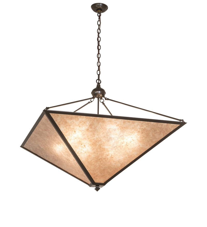 Meyda Tiffany 267772 Six Light Pendant, Timeless Bronze
