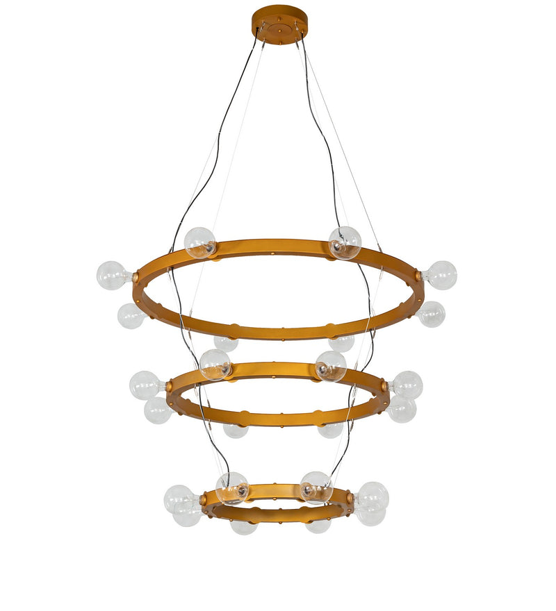 Meyda Tiffany 267946 24 Light Chandelier, Gold Metallic