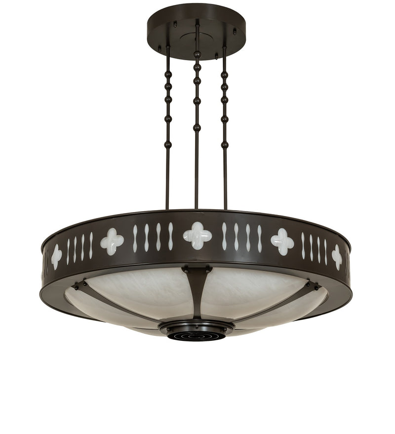 Meyda Tiffany 268084 Nine Light Chandelier, Timeless Bronze