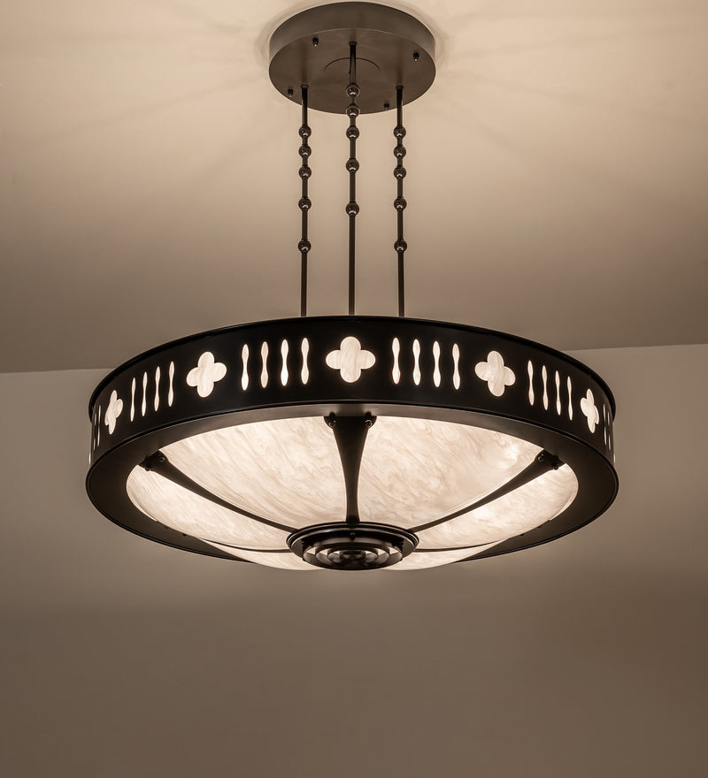 Meyda Tiffany 268084 Nine Light Chandelier, Timeless Bronze