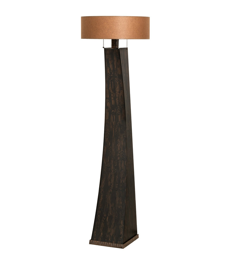 Meyda Tiffany 268266 Two Light Floor Lamp, Hazelnut Acacia