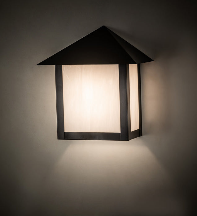 Meyda Tiffany 268513 One Light Wall Sconce, Craftsman Brown