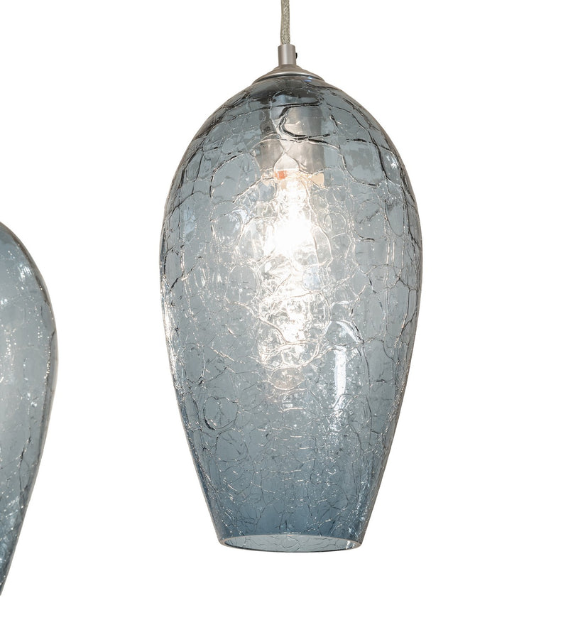 Meyda Tiffany 268619 Three Light Island Pendant, Brushed Nickel