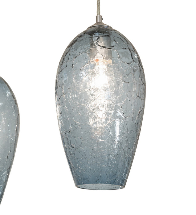 Meyda Tiffany 268619 Three Light Island Pendant, Brushed Nickel