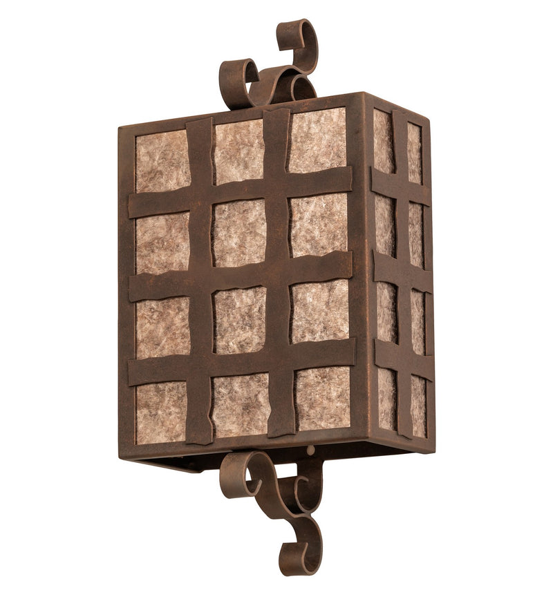 Meyda Tiffany 268977 Two Light Wall Sconce, Antique Rust