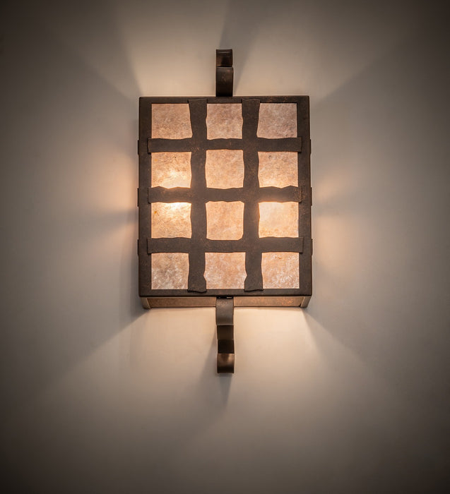 Meyda Tiffany 268977 Two Light Wall Sconce, Antique Rust