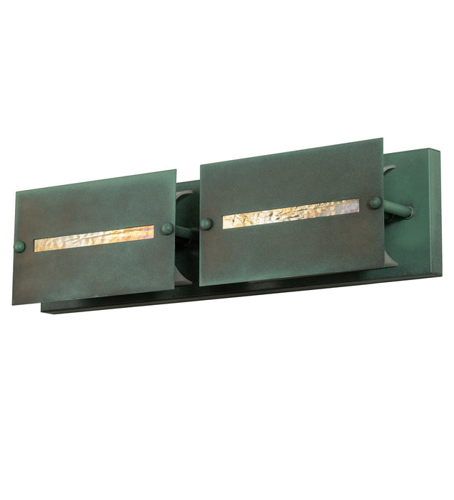Meyda Tiffany 269167 Two Light Wall Sconce, Verdigris