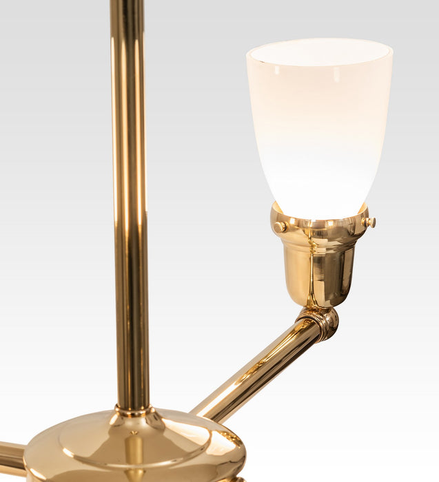 Meyda Tiffany 269355 Four Light Chandelier, Polished Brass