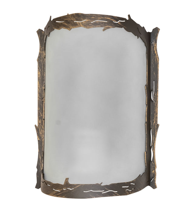 Meyda Tiffany 269722 One Light Wall Sconce, Antique Brass Matte