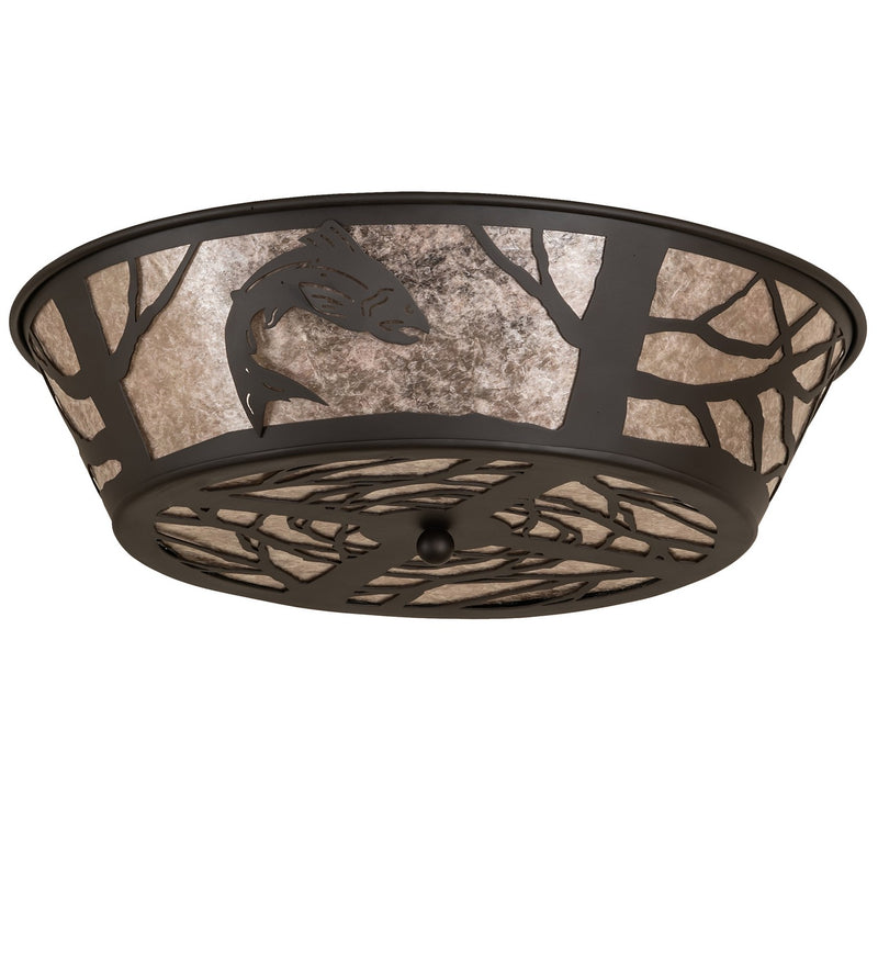 Meyda Tiffany 270056 Four Light Flushmount, Oil Rubbed Bronze