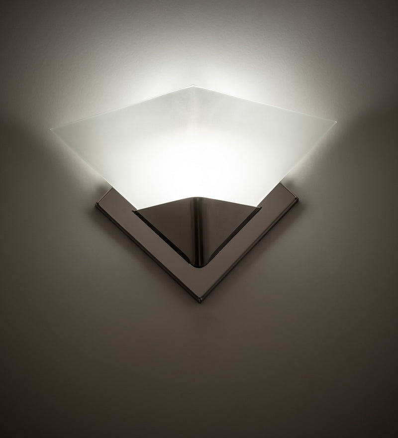 Meyda Tiffany 270677 LED Wall Sconce, Polished Stainless Steel