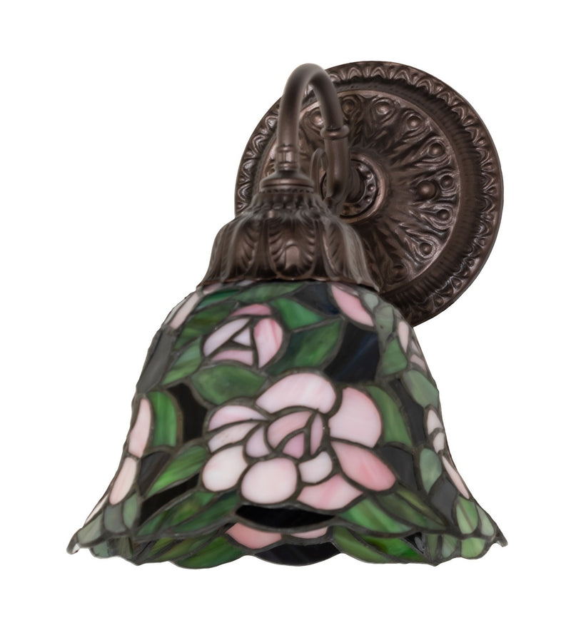 Meyda Tiffany 270801 One Light Wall Sconce, Mahogany Bronze