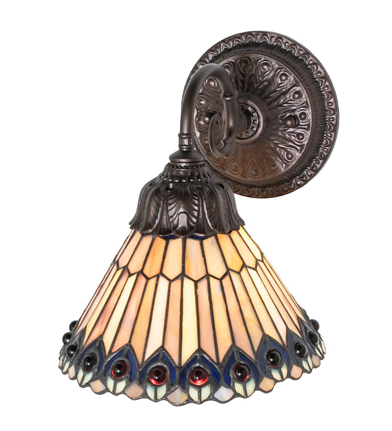 Meyda Tiffany 270802 One Light Wall Sconce, Mahogany Bronze