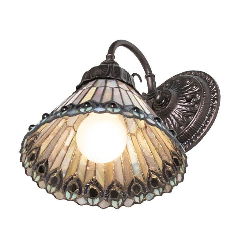 Meyda Tiffany 270802 One Light Wall Sconce, Mahogany Bronze