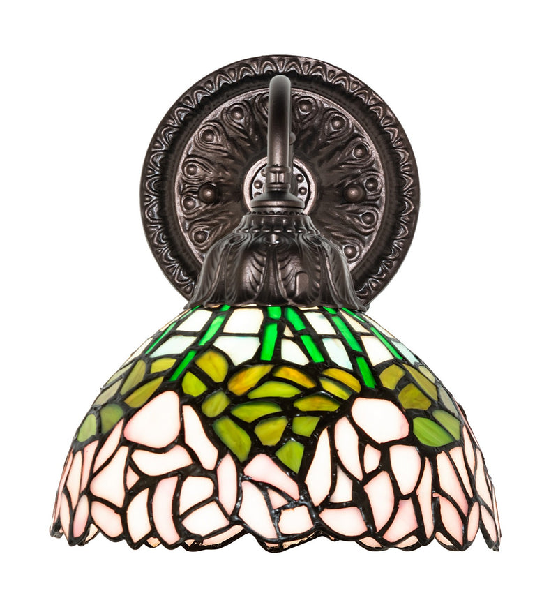 Meyda Tiffany 270876 One Light Wall Sconce, Mahogany Bronze