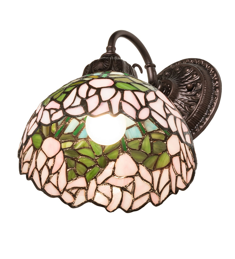 Meyda Tiffany 270876 One Light Wall Sconce, Mahogany Bronze