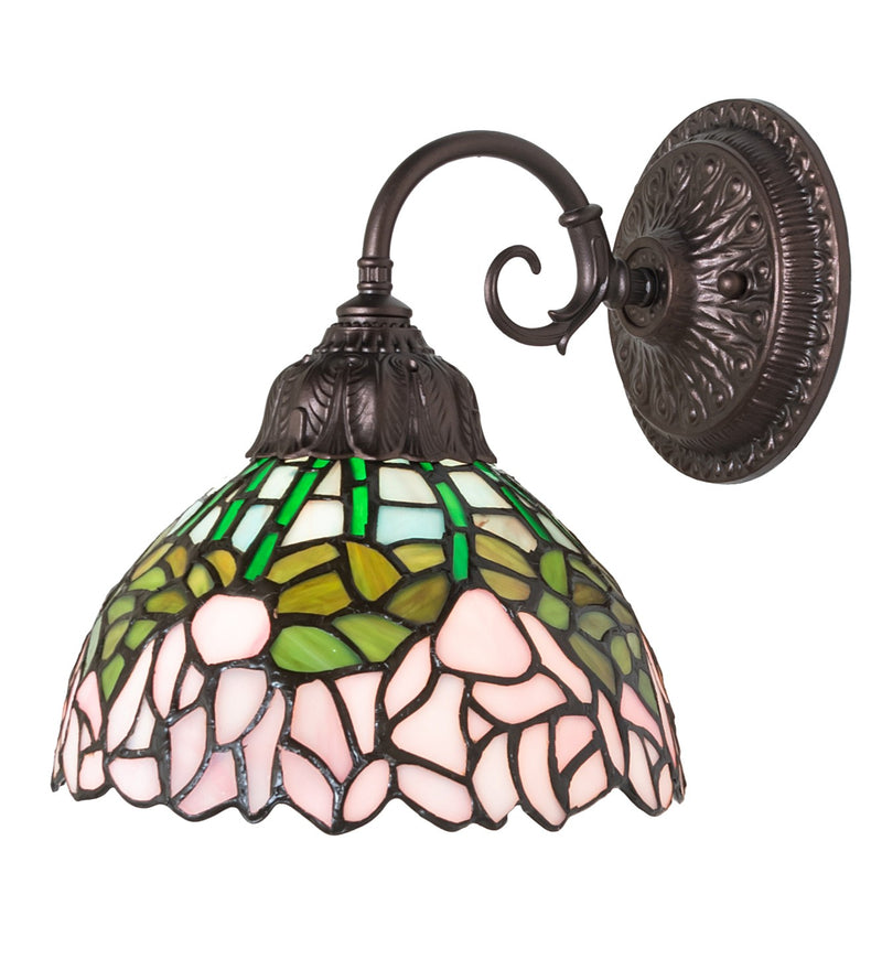 Meyda Tiffany 270876 One Light Wall Sconce, Mahogany Bronze