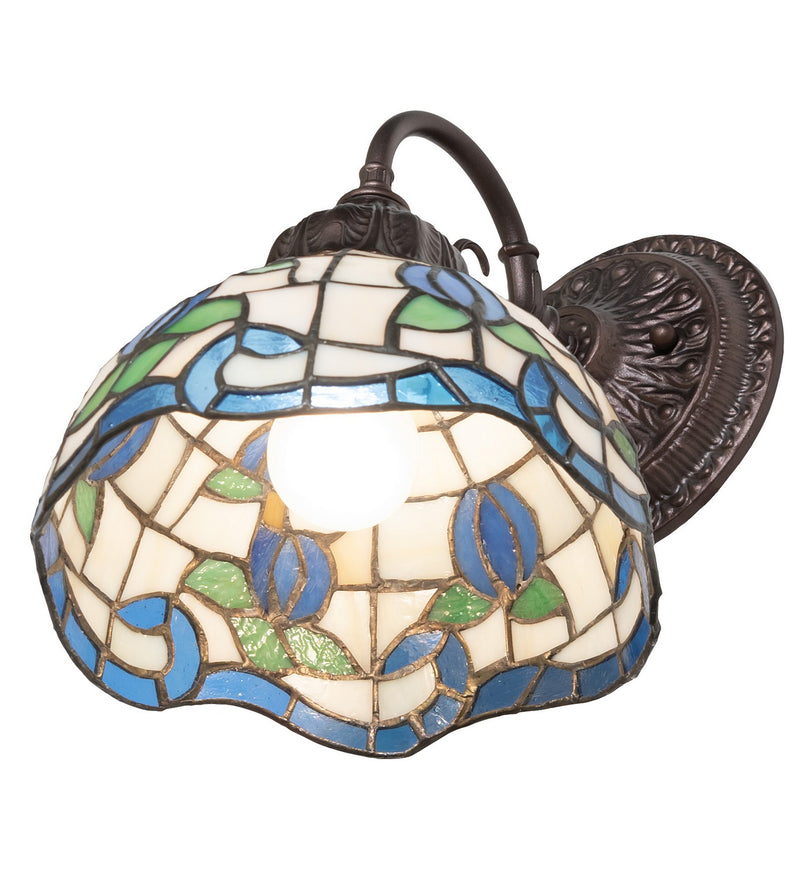 Meyda Tiffany 270878 One Light Wall Sconce, Mahogany Bronze