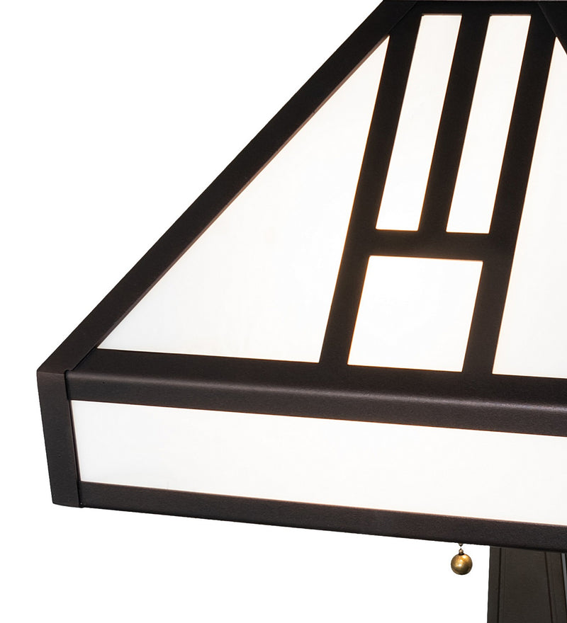 Meyda Tiffany 270906 Two Light Table Lamp, Mahogany Bronze