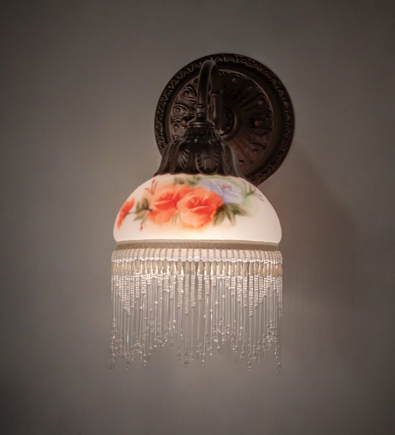 Meyda Tiffany 271131 One Light Wall Sconce, Mahogany Bronze