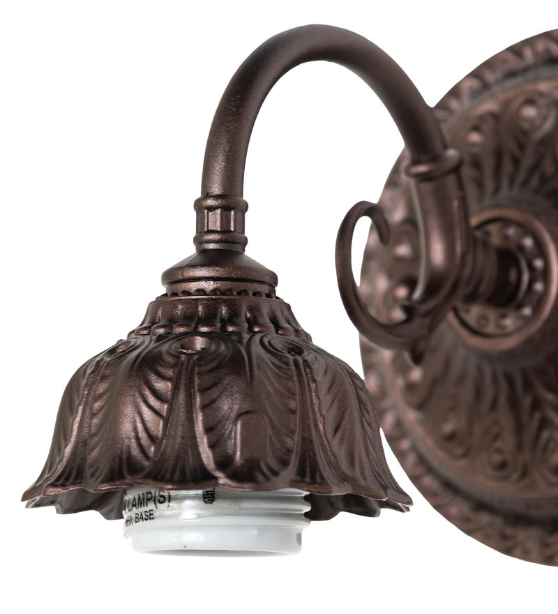 Meyda Tiffany 271132 One Light Wall Sconce, Mahogany Bronze