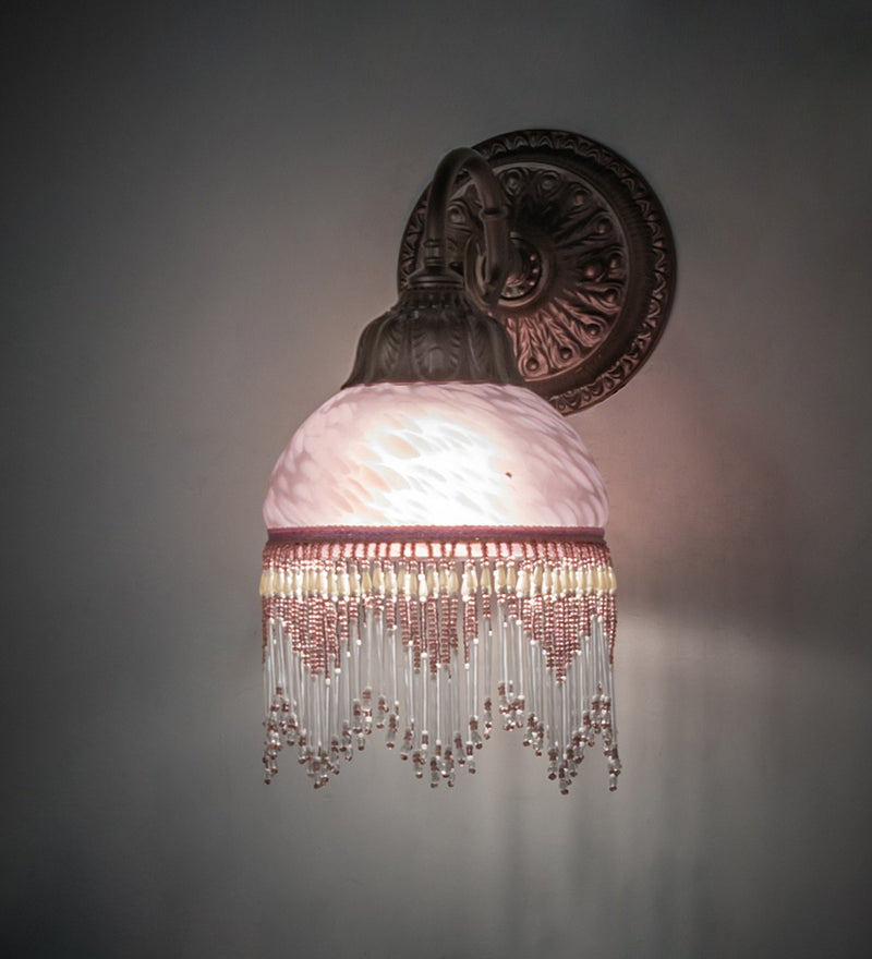 Meyda Tiffany 271132 One Light Wall Sconce, Mahogany Bronze