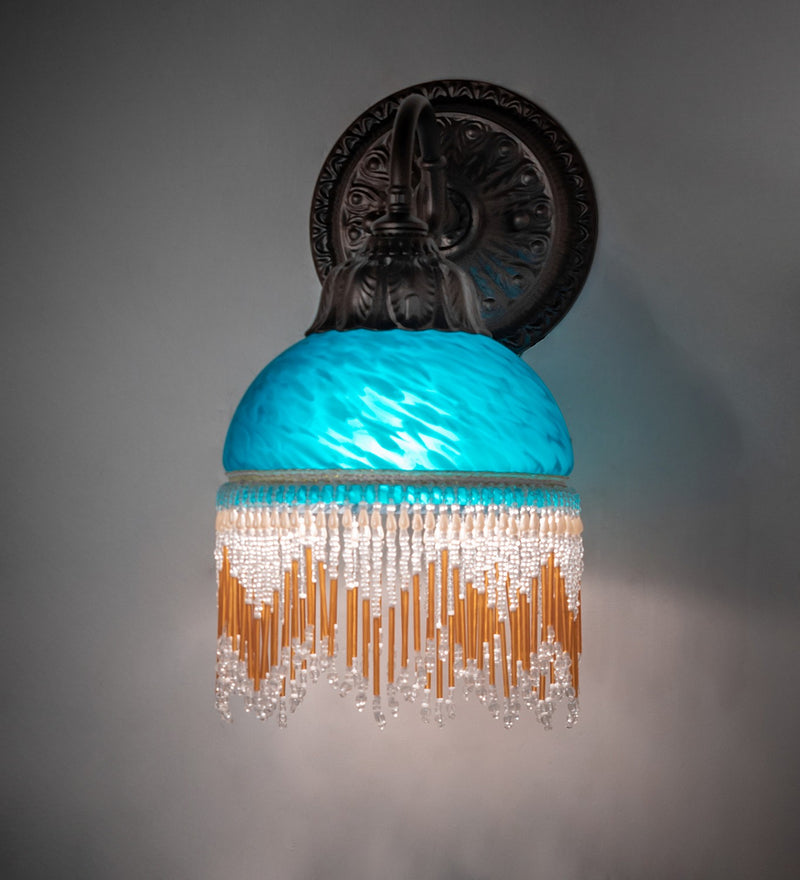 Meyda Tiffany 271135 One Light Wall Sconce, Mahogany Bronze