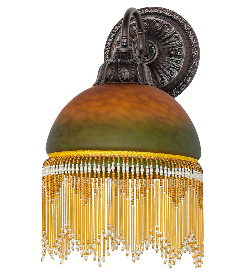Meyda Tiffany 271165 One Light Wall Sconce, Mahogany Bronze