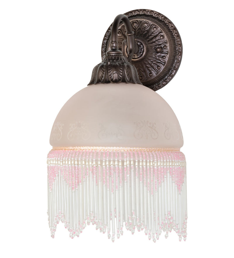 Meyda Tiffany 271166 One Light Wall Sconce, Mahogany Bronze