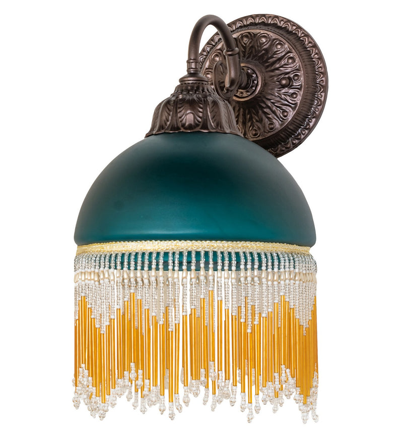 Meyda Tiffany 271168 One Light Wall Sconce, Mahogany Bronze