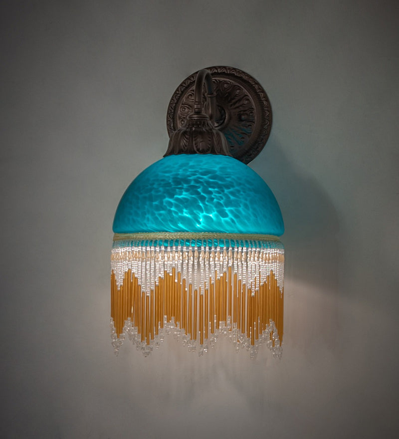 Meyda Tiffany 271168 One Light Wall Sconce, Mahogany Bronze