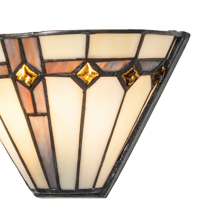 Meyda Tiffany 271310 One Light Wall Sconce, Mahogany Bronze
