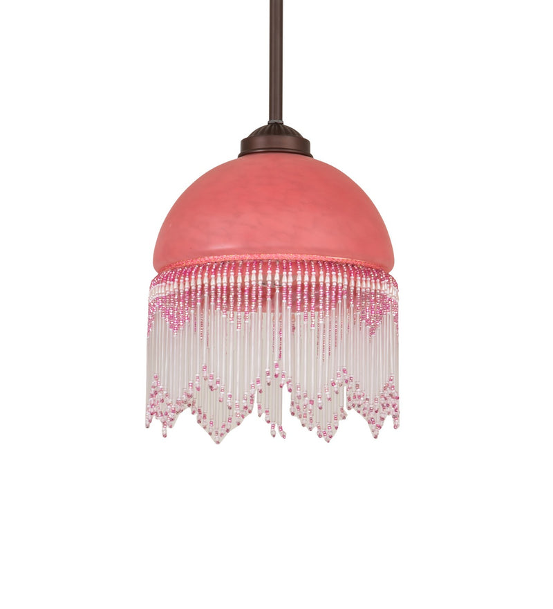 Meyda Tiffany 271381 One Light Mini Pendant, Mahogany Bronze