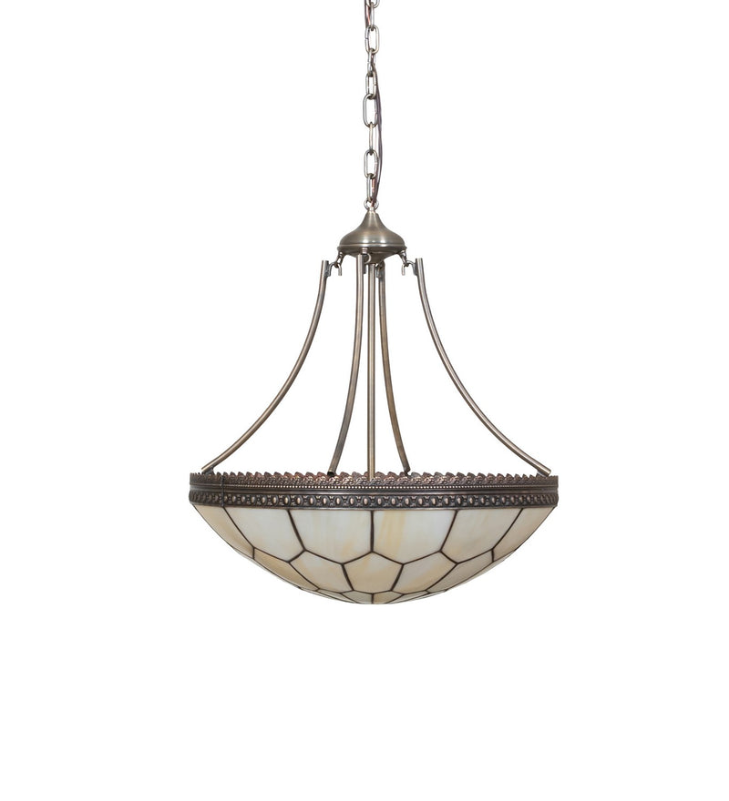 Meyda Tiffany 271702 Eight Light Pendant, Antique Brass