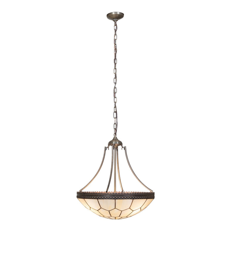 Meyda Tiffany 271702 Eight Light Pendant, Antique Brass