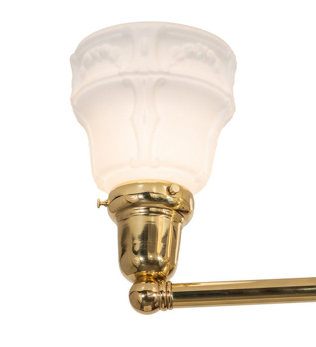 Meyda Tiffany 271803 Four Light Chandelier, Polished Brass