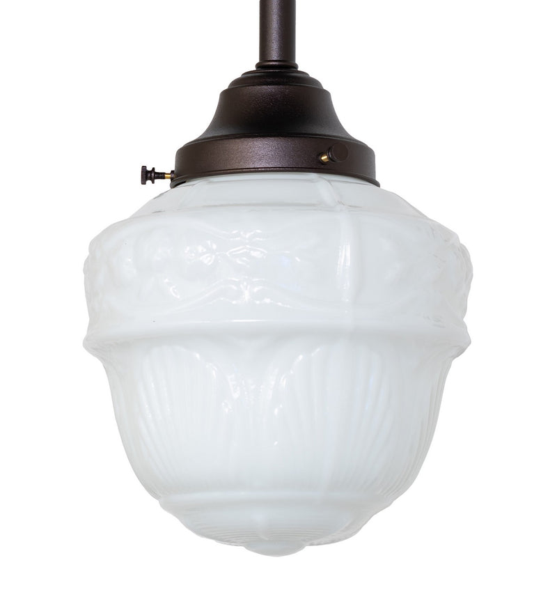 Meyda Tiffany 271846 One Light Mini Pendant, Mahogany Bronze