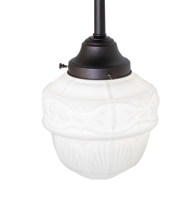 Meyda Tiffany 271846 One Light Mini Pendant, Mahogany Bronze