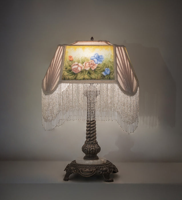 Meyda Tiffany 271964 One Light Table Lamp, Mahogany Bronze