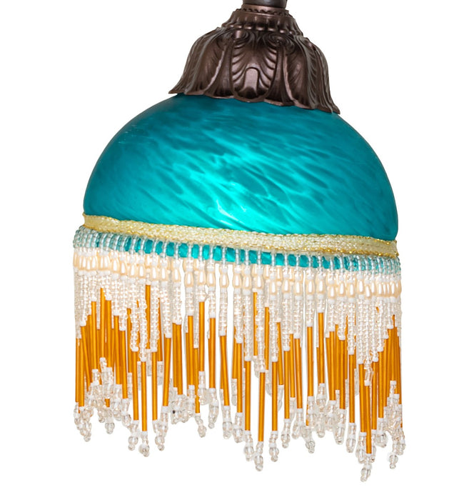 Meyda Tiffany 271970 Two Light Table Lamp, Mahogany Bronze