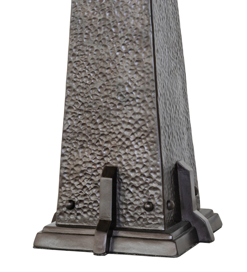 Meyda Tiffany 70966 Two Light Table Base, Mahogany Bronze