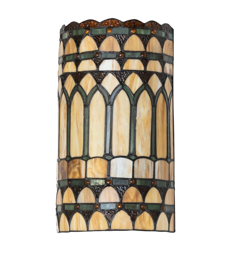 Meyda Tiffany 259935 Two Light Wall Sconce, White