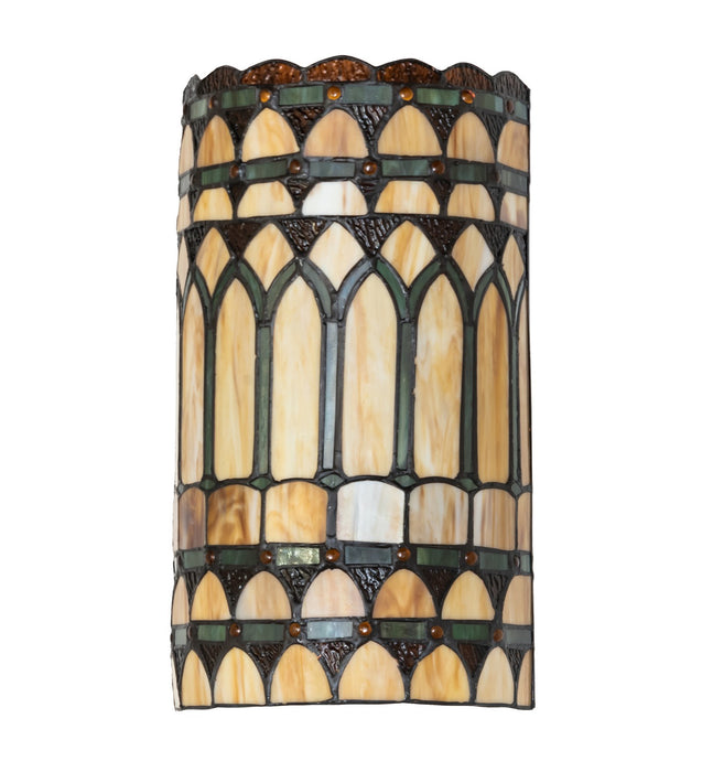 Meyda Tiffany 259935 Two Light Wall Sconce, White