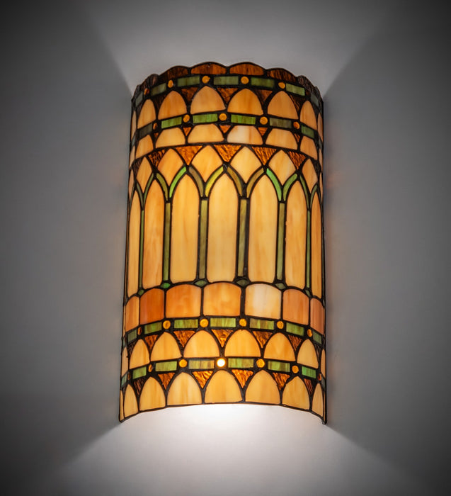 Meyda Tiffany 259935 Two Light Wall Sconce, White