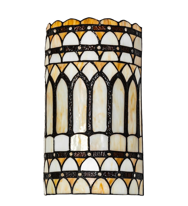 Meyda Tiffany 261254 Two Light Wall Sconce, White