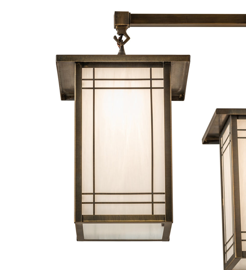 Meyda Tiffany 264849 Four Light Chandelier, Antique Brass