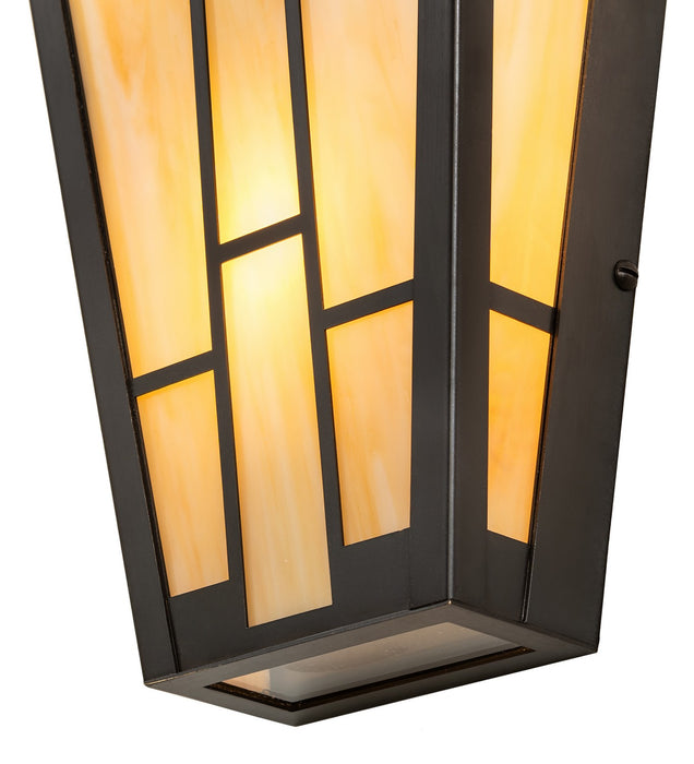 Meyda Tiffany 266996 LED Wall Sconce, Craftsman Brown