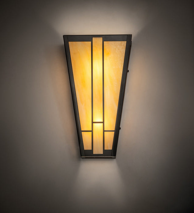 Meyda Tiffany 266996 LED Wall Sconce, Craftsman Brown
