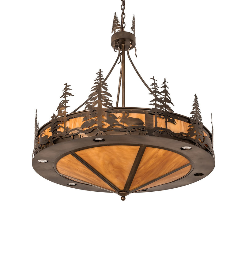 Meyda Tiffany 266997 12 Light Pendant, Antique Copper